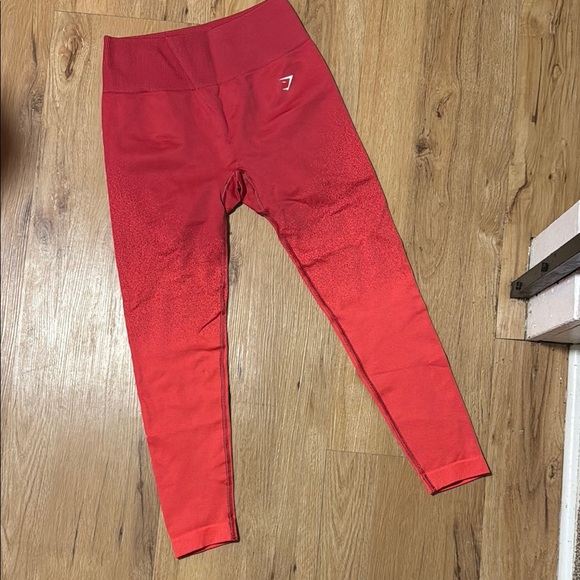 Gym Shark Women’s Medium Red Leggings - Picture 1 of 1